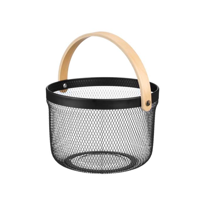 Cesta Redonda Asa Negra Kinvara 28X31CM (12 Unidades) 1 Cesta Redonda Asa Negra Kinvara 28X31CM (12 Unidades) 1