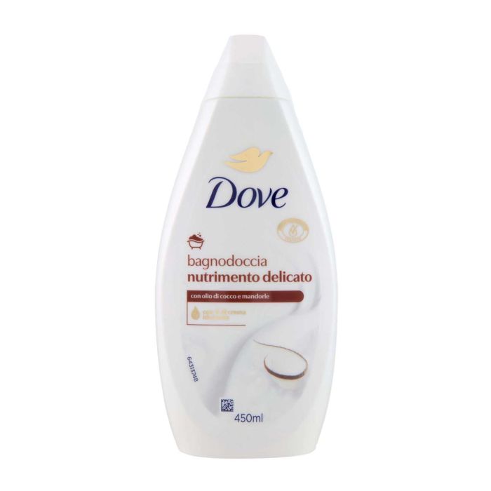 Dove Nutrimento delicato gel de baño aceite de coco 450 ml