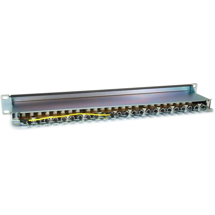 Equip Patchpanel 24x RJ45 Cat6A 19" FTP 1HE ISO/IEC schwarz 1