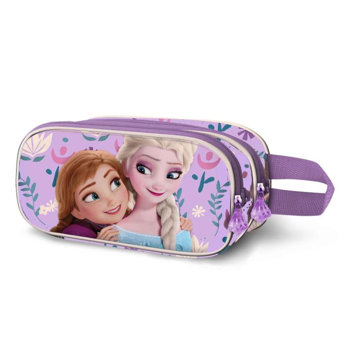 Estuche Portatodo 3D Doble Beauty Disney Frozen 2 Lila