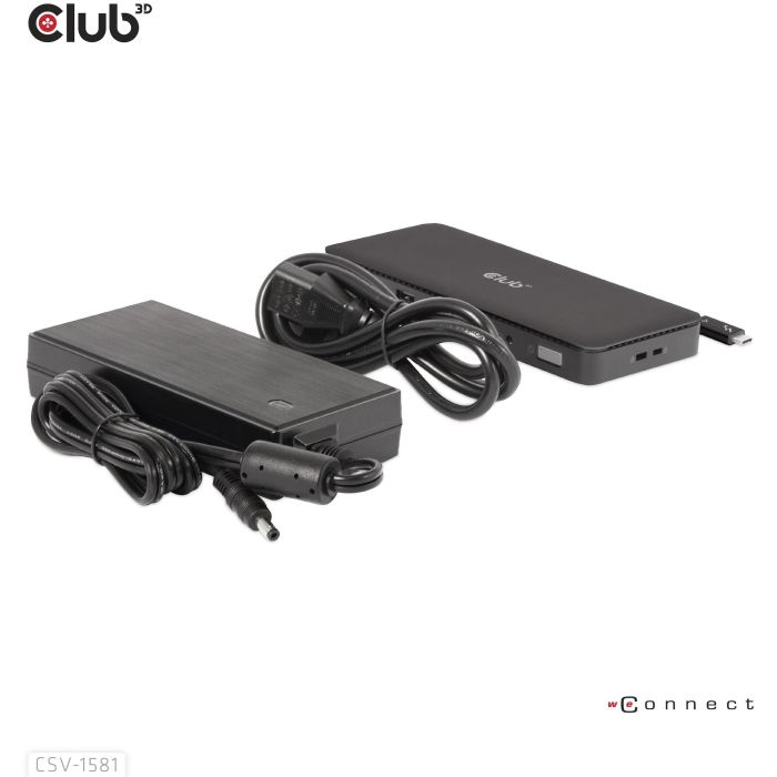 Club3D Docking Station Thunderbolt 4 11-en-1 para 2 Pantallas, USB, Ethernet, Lector SD, 140W Negro 11 Club3D Docking Station Thunderbolt 4 11-en-1 para 2 Pantallas, USB, Ethernet, Lector SD, 140W Negro 11