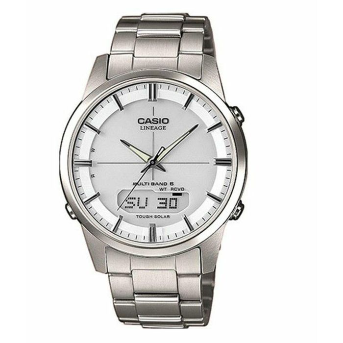 CASIO Reloj solar radiocontrolado - Lineage Wave Ceptor - Blanco - Titanio