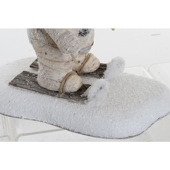 DKD Home Decor Figura Navidad Oso Esquiando Alpina Blanco 19x31x30 cm 1 DKD Home Decor Figura Navidad Oso Esquiando Alpina Blanco 19x31x30 cm 1
