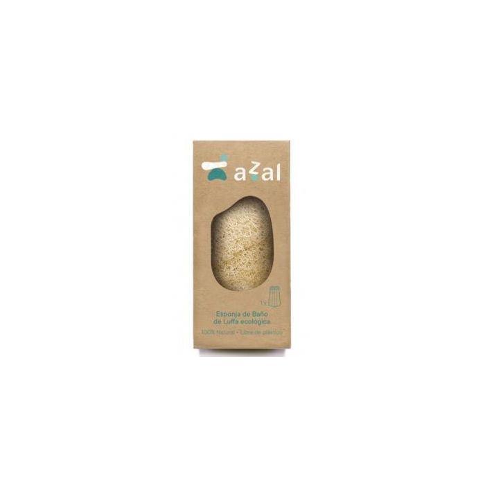 AZAL Esponja de Luffa Eco Exfoliante Corporal 100% Natural, 7.5cm Ø x 15cm