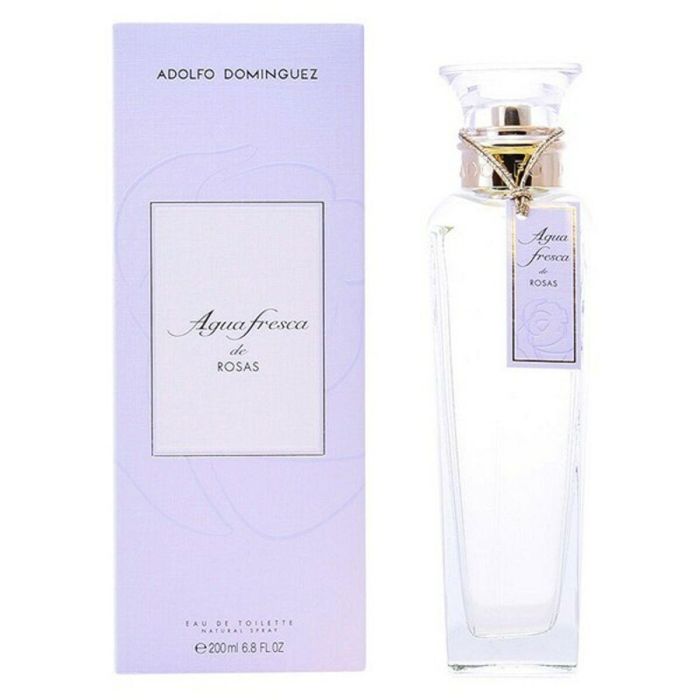 Adolfo Domínguez Agua Fresca de Rosas Eau de Toilette para Mujer con Esencia de Rosa de Bulgaria Vaporizador Recargable 200 ml 2