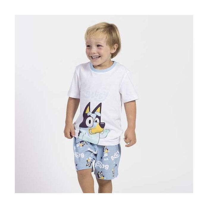 Cerdá Pijama corto single jersey Bluey 4 años Blanco 3
