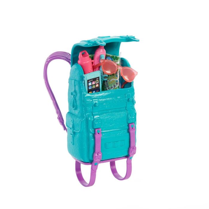 Barbie HDF73 Muñeca Barbie ¡Vamos De Camping! Malibu Aventuras al Aire Libre +10 Accesorios 4