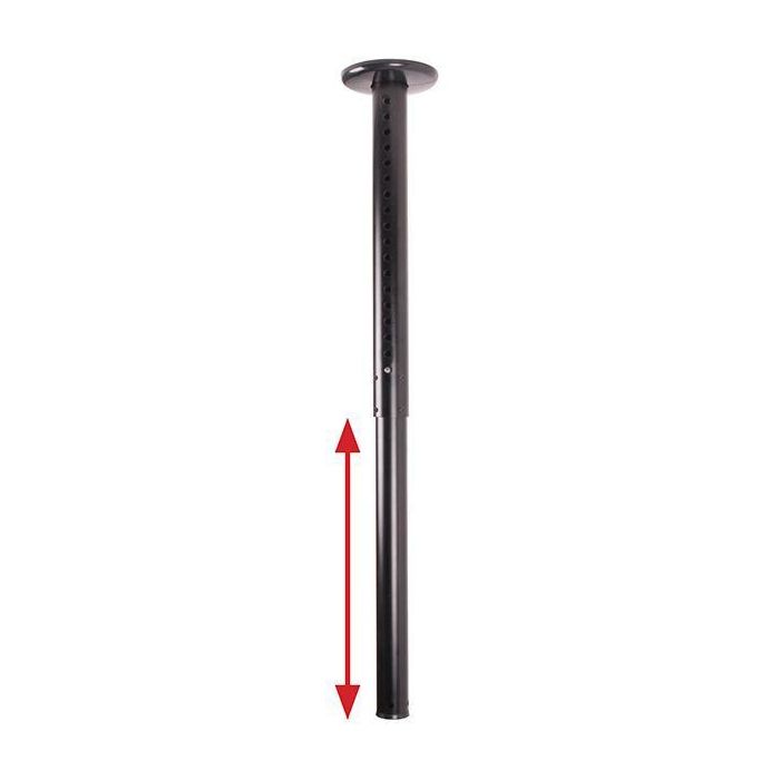 B-Tech Telescopic Ceiling Mount for Ø50mm Poles, 90kg max, Black 1 B-Tech Telescopic Ceiling Mount for Ø50mm Poles, 90kg max, Black 1