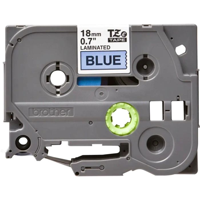 BROTHER Cinta laminada azul/negro 18mm, 8m 1