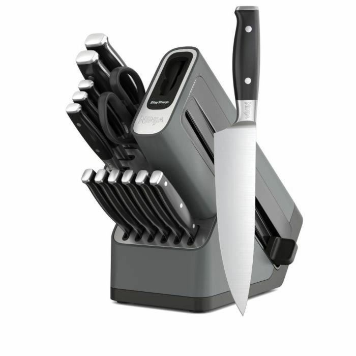 Ninja K62014EUUK Juego de cuchillos StaySharp de 14 piezas Acero inoxidable Ninja K62014EUUK Juego de cuchillos StaySharp de 14 piezas Acero inoxidable