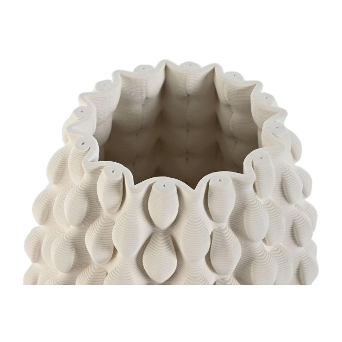 Jarron Moderno DKD Home Decor Blanco 17.5 x 28 x 17 cm 2