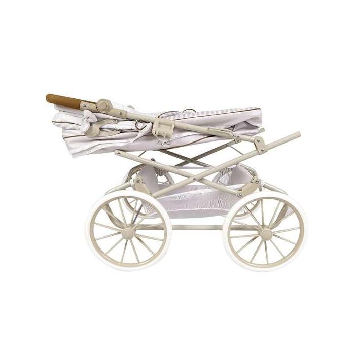 Decuevas Coche Reborn Plegable Verona con Sombrilla para Muñecas hasta 55 cm 40x90x90 cm Metal Plástico Poliéster 8