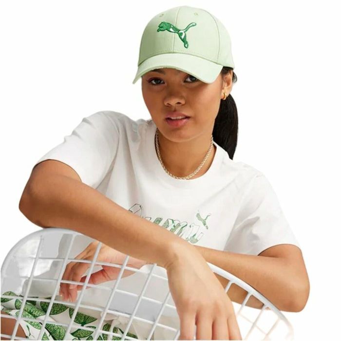 Gorra Deportiva Puma Essentials+ Blossom Verde Talla única 2 Gorra Deportiva Puma Essentials+ Blossom Verde Talla única 2