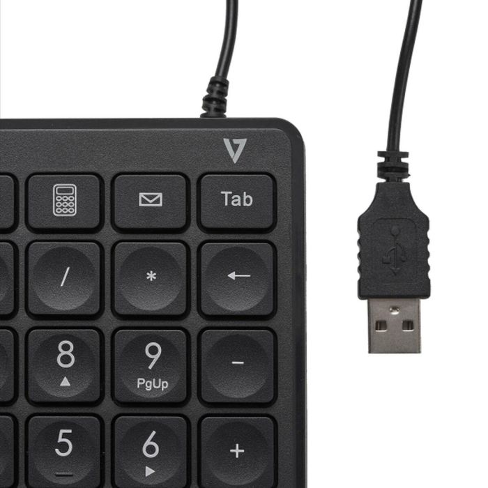 Teclado numérico V7 KP350 Negro 4