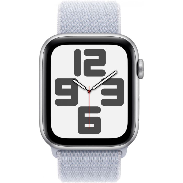 Apple Watch SE GPS 44mm Caja Aluminio Plata con Correa Deportiva Blue Cloud, Resistencia al Agua, GPS, OLED 1 Apple Watch SE GPS 44mm Caja Aluminio Plata con Correa Deportiva Blue Cloud, Resistencia al Agua, GPS, OLED 1