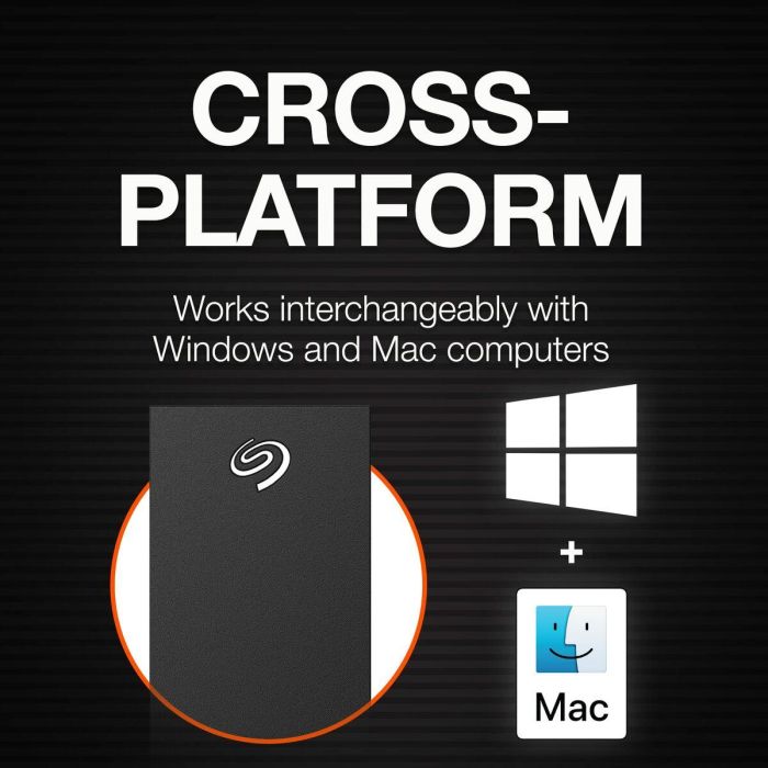 Disco Duro Externo Seagate STLC20000400 Negro 20 TB 5 Disco Duro Externo Seagate STLC20000400 Negro 20 TB 5