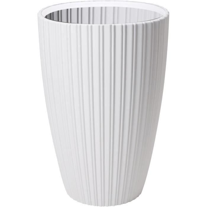 Garden Id GAR5410527161859 Maceta Fancy Blanca 40x58cm para Jardín, Balcón o Interior Garden Id GAR5410527161859 Maceta Fancy Blanca 40x58cm para Jardín, Balcón o Interior