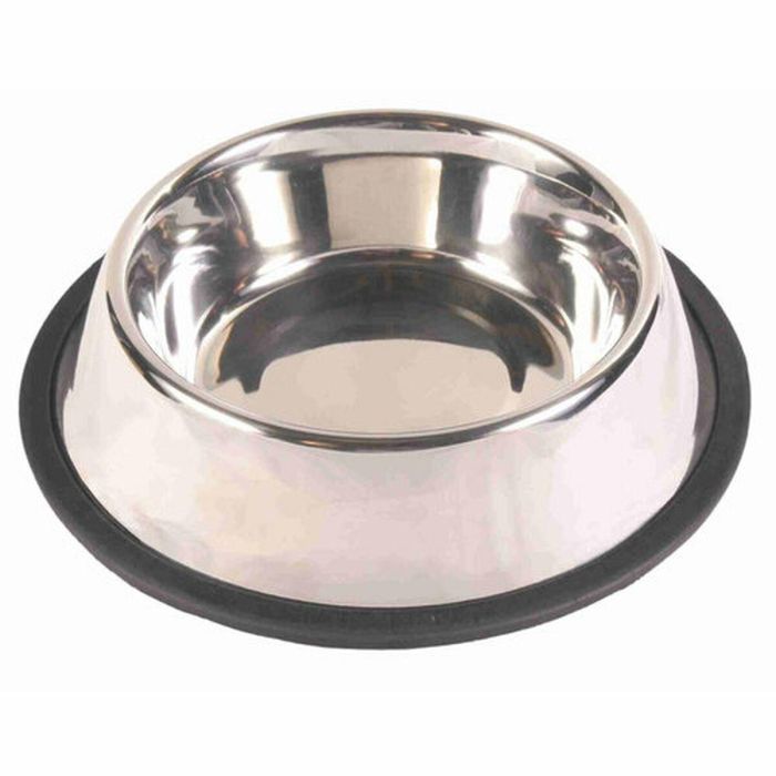 Comedero para Mascotas Trixie Acero Inoxidable 700 ml 0,7 L Plateado 1