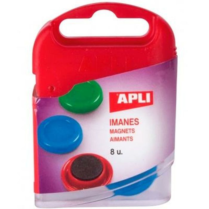 Imanes Apli Ø 2 cm 8 Piezas (20 Unidades) 1 Imanes Apli Ø 2 cm 8 Piezas (20 Unidades) 1