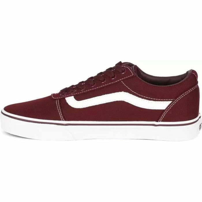 Zapatillas Casual Hombre Vans Ward MN Rojo Oscuro 4 Zapatillas Casual Hombre Vans Ward MN Rojo Oscuro 4