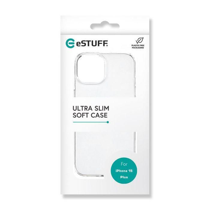 eSTUFF iPhone 15 Plus INFINITE VIENNA TPU Cover - Transparent - 100% recycled plastic 13 eSTUFF iPhone 15 Plus INFINITE VIENNA TPU Cover - Transparent - 100% recycled plastic 13