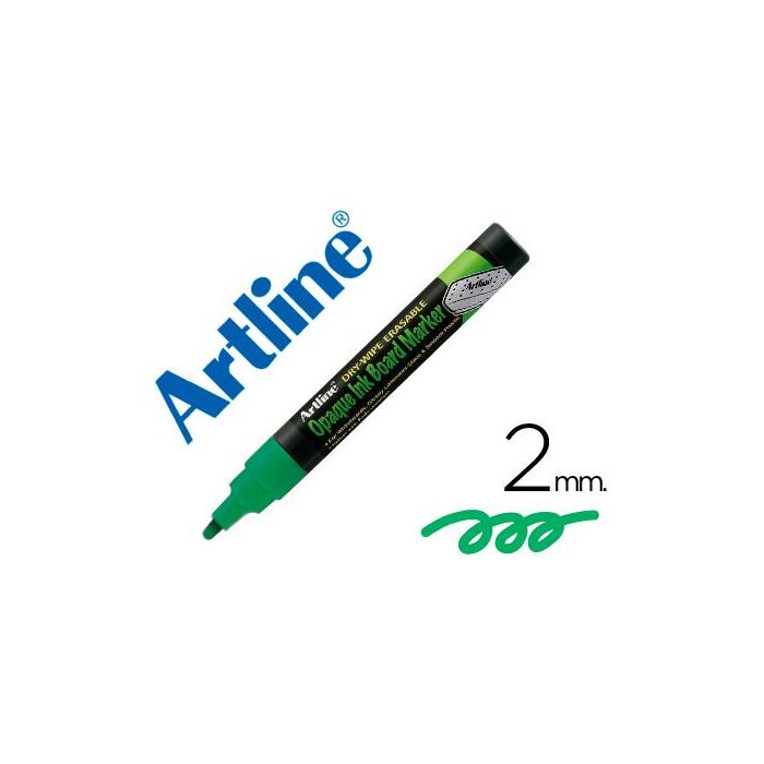 Rotulador Artline Pizarra Verde Negra Epw-4 Ve-Gr Color Verde Fluorescente Bolsa De 4 Unidades