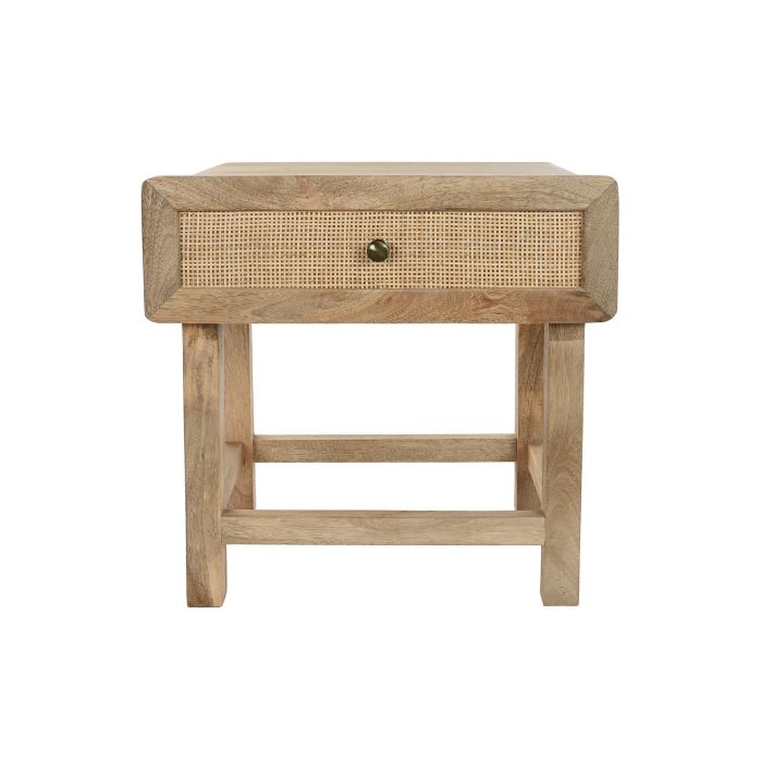 DKD Home Decor Mesita De Noche Balines Marron Natural Mango Ratan 40 x 51 x 51 cm 5 DKD Home Decor Mesita De Noche Balines Marron Natural Mango Ratan 40 x 51 x 51 cm 5