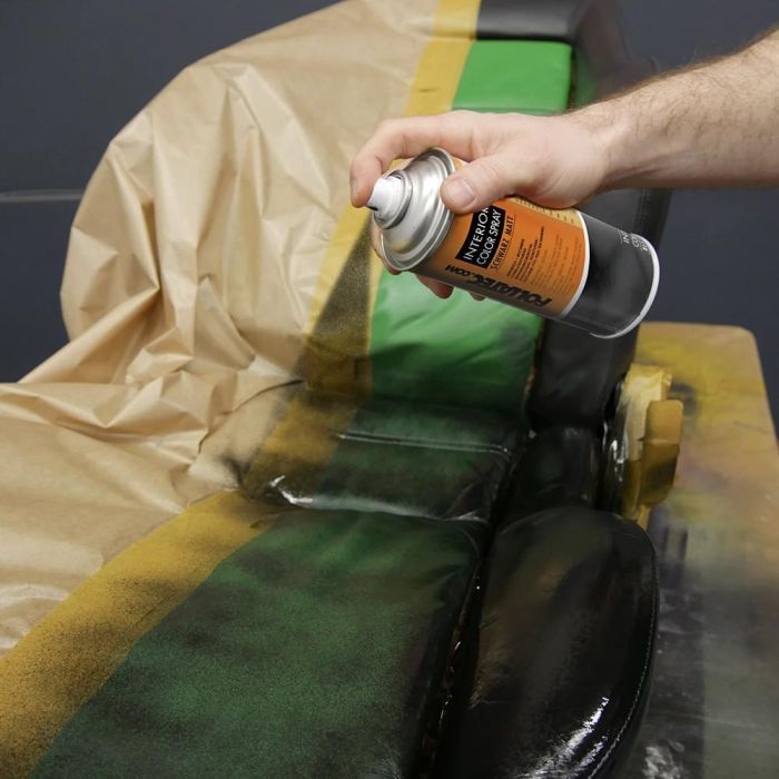 Foliatec FO2009 Spray Color Interior Gris Mate 400 mL para Plástico, Cuero Artificial y Cuero Auténtico 3