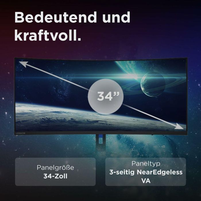 Monitor Lenovo 67C7GACBEU 34" Wide Quad HD 4 Monitor Lenovo 67C7GACBEU 34" Wide Quad HD 4