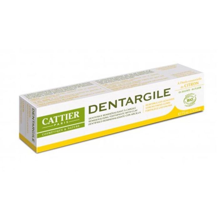 Cattier Dentífrico Dentargile Limón 75ml