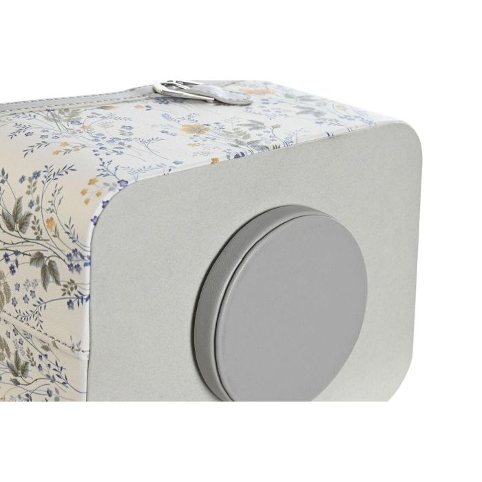 Portamandos DKD Home Decor Blanco Gris Lila Rosa claro 2 Unidades 1 Portamandos DKD Home Decor Blanco Gris Lila Rosa claro 2 Unidades 1