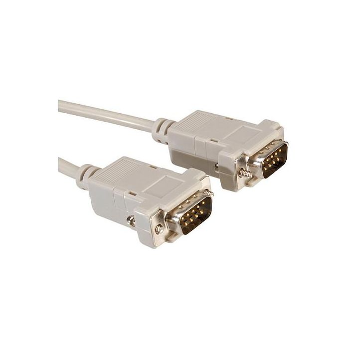 ROLINE 11.01.6018 Cable RS232 DB9 Macho a Macho, Gris, 1.8 Metros ROLINE 11.01.6018 Cable RS232 DB9 Macho a Macho, Gris, 1.8 Metros