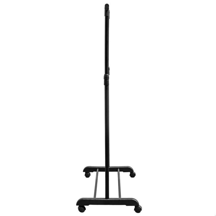 DAY Perchero Barra Ajustable Negro con Ruedas 81x42x100-170 cm 4