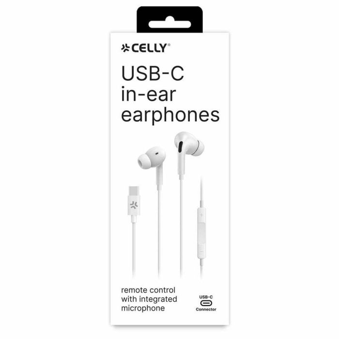 Auriculares Celly UP1200TYPECWH Blanco 2 Auriculares Celly UP1200TYPECWH Blanco 2