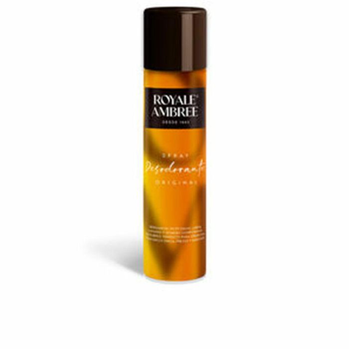 Royale Ambree Desodorante Spray Vaporizador Masculino 250 ml. Fragancia Clásica y Atemporal, Frescura y Elegancia Duradera.