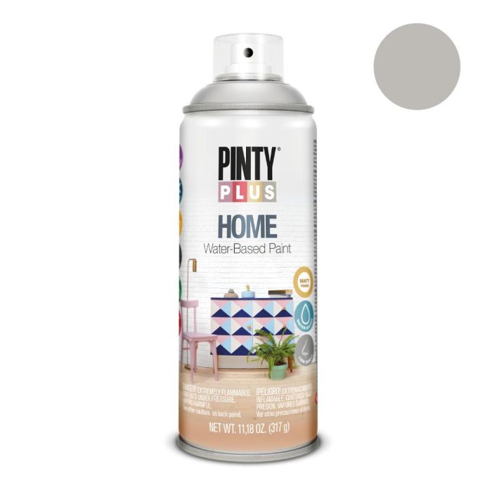 Pintura en spray pintyplus home 520 cc grey moon hm116