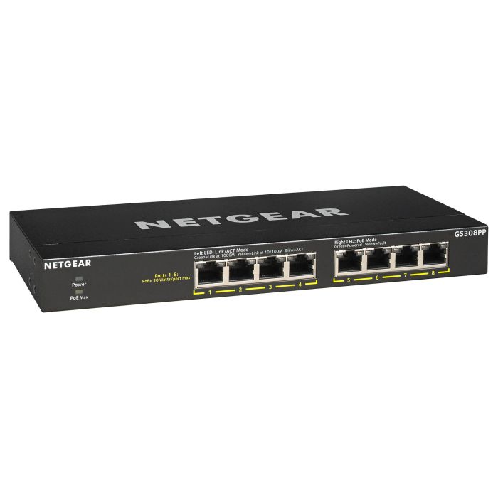 Switch Netgear GS308PP-100EUS RJ-45 4