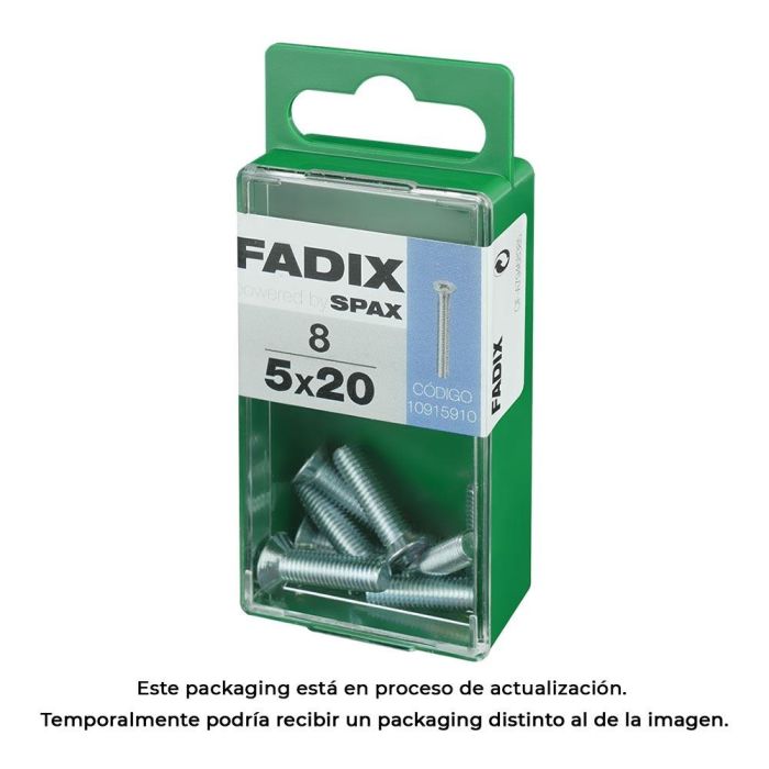 Caja s 8 unid. tornillo metrica cp m 5x20mm fadix