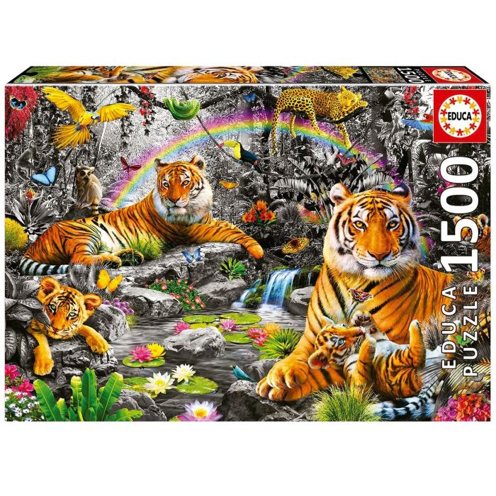 Educa 19563 Puzzle 1500 piezas Selva Radiante para adultos 85 x 60 cm 0 Educa 19563 Puzzle 1500 piezas Selva Radiante para adultos 85 x 60 cm 0