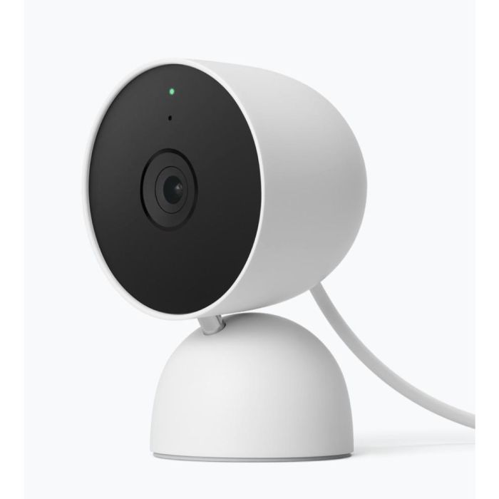 Google Nest Cam - Cámara de Seguridad IP Interior Alámbrica 1080p, Visión Nocturna, Wi-Fi, Audio 2 Vías, Blanco 1