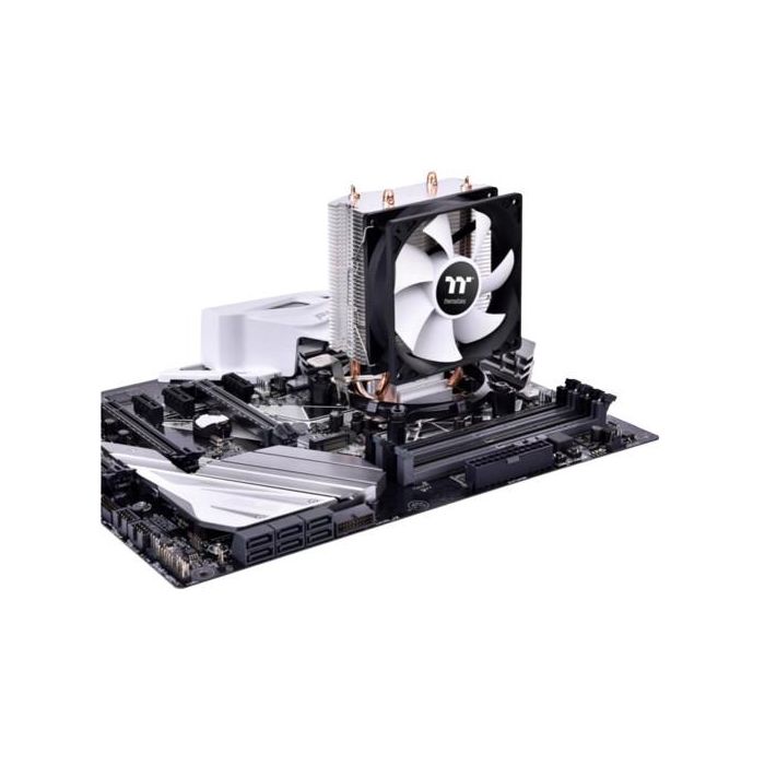 Thermaltake Contac 9 SE Refrigerador de Aire 92mm, 800-2000 RPM, para Procesador, Negro/Blanco 6