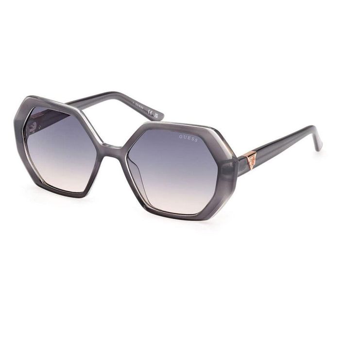 Guess GU7879 20W Gafas de Sol Mujer, Forma Geométrica, Montura Gris, Cristales Azul Degradado, Calibre 54mm, Patilla 140mm 10 Guess GU7879 20W Gafas de Sol Mujer, Forma Geométrica, Montura Gris, Cristales Azul Degradado, Calibre 54mm, Patilla 140mm 10