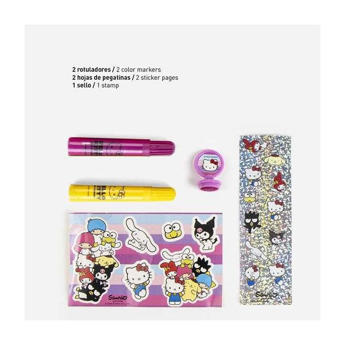 Set papelería coloreable hello kitty 30.0 x 30.0 x 2.5 cm 4 Set papelería coloreable hello kitty 30.0 x 30.0 x 2.5 cm 4