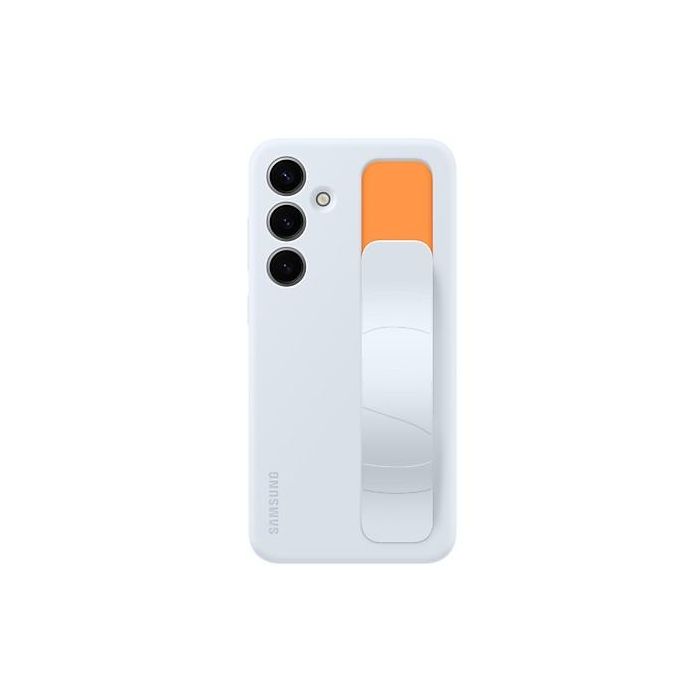Samsung Funda Standing Grip Case para Galaxy S24+ con Soporte Integrado, Silicona, Azul Claro 2