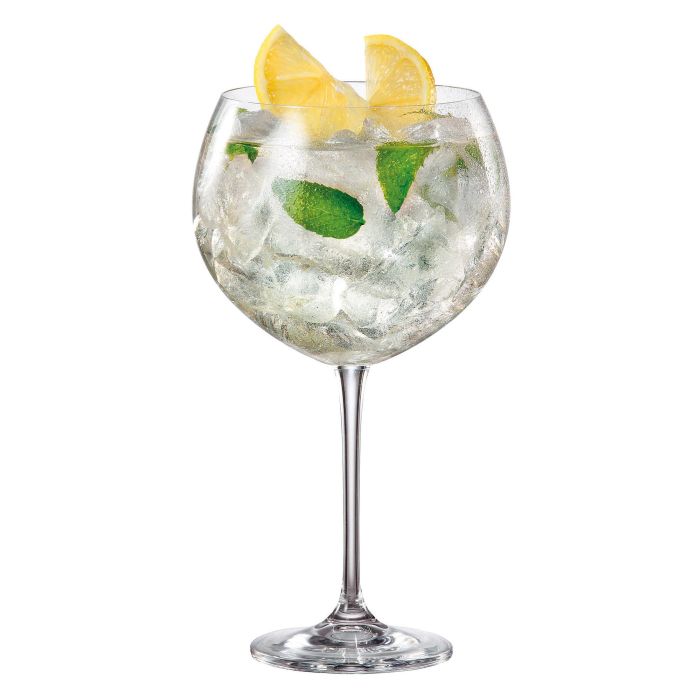 Set 4 Copas Gin Bohemia 850 cc "Enebro" - Inde (2 Cajas) 3 Set 4 Copas Gin Bohemia 850 cc "Enebro" - Inde (2 Cajas) 3
