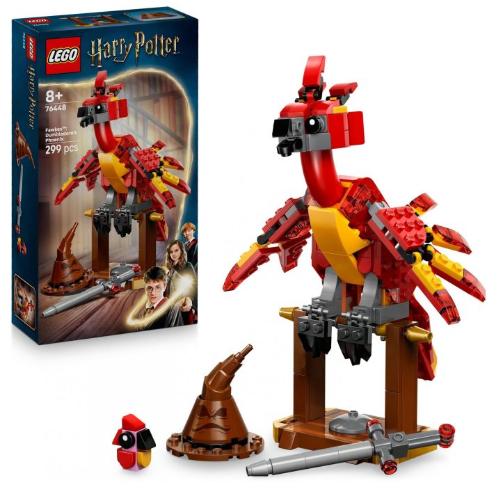 LEGO 76448 Harry Potter Fawkes Fénix de Dumbledore Set de Construcción Figura Articulada 19