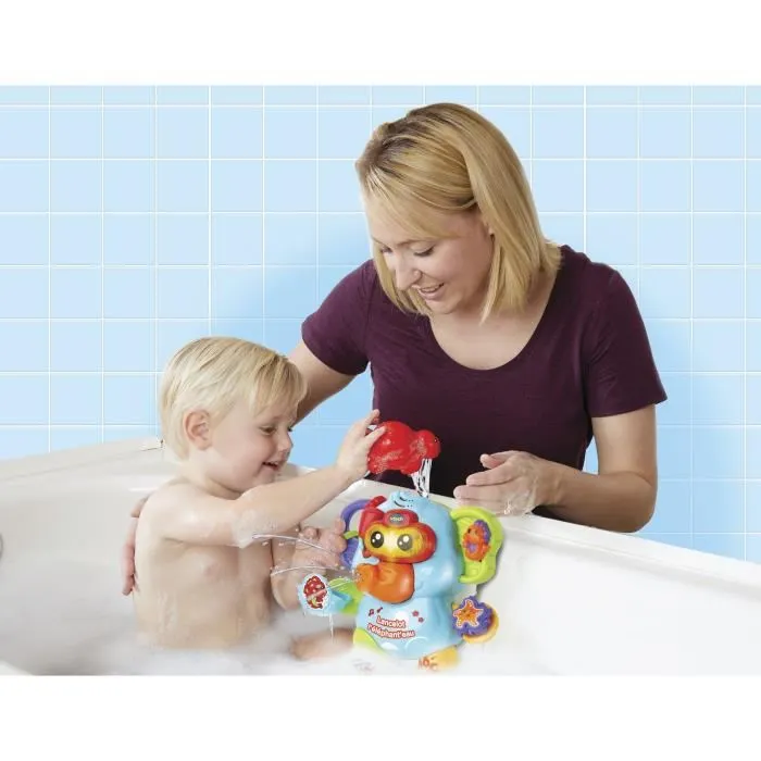 Vtech Baby Lancelot, el Elephant'eau - Juguete de baño que rocía agua para niños de 1 a 5 años 2 Vtech Baby Lancelot, el Elephant'eau - Juguete de baño que rocía agua para niños de 1 a 5 años 2