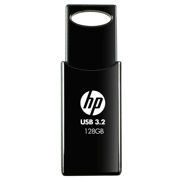 HP 712w Unidad Flash USB 128 GB Tipo A 3.2 Gen 1 (3.1 Gen 1) Negra Velocidad Lectura 120 MB/s