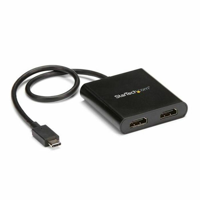 Cable USB-C a HDMI Startech MSTCDP122HD Negro 4K Ultra HD Cable USB-C a HDMI Startech MSTCDP122HD Negro 4K Ultra HD