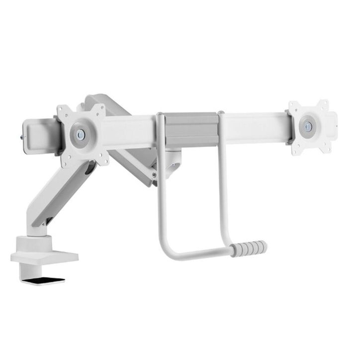 Neomounts Brazo de Monitor para 2 Pantallas DS75-450WH2, 17-32 Pulgadas, 8kg por Pantalla, Resorte de Gas, Blanco 2